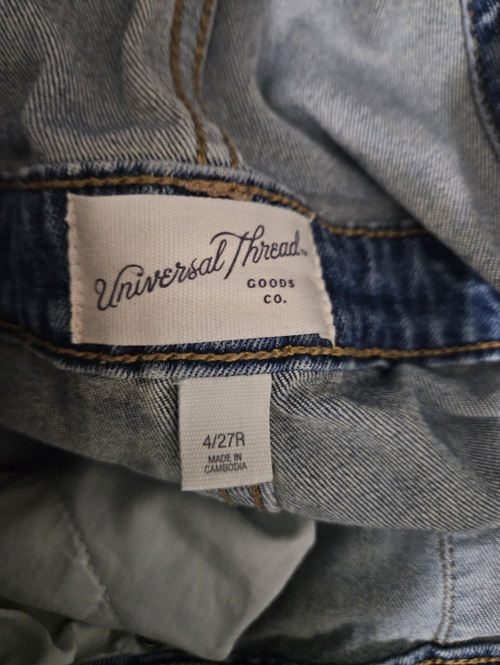 Universal Thread Denim Overalls Size 4 - Picture 9 of 9